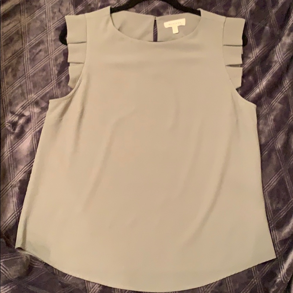 Olive green blouse